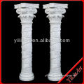 White Marble Roman Column Sculpture Carving YL-L083
